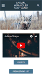 Mobile Screenshot of animalwranglerscotland.tv
