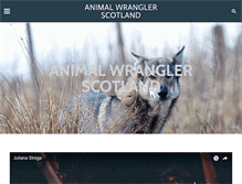 Tablet Screenshot of animalwranglerscotland.tv
